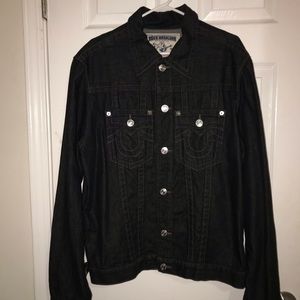 Men’s true religion trucker denim jacket size XXL